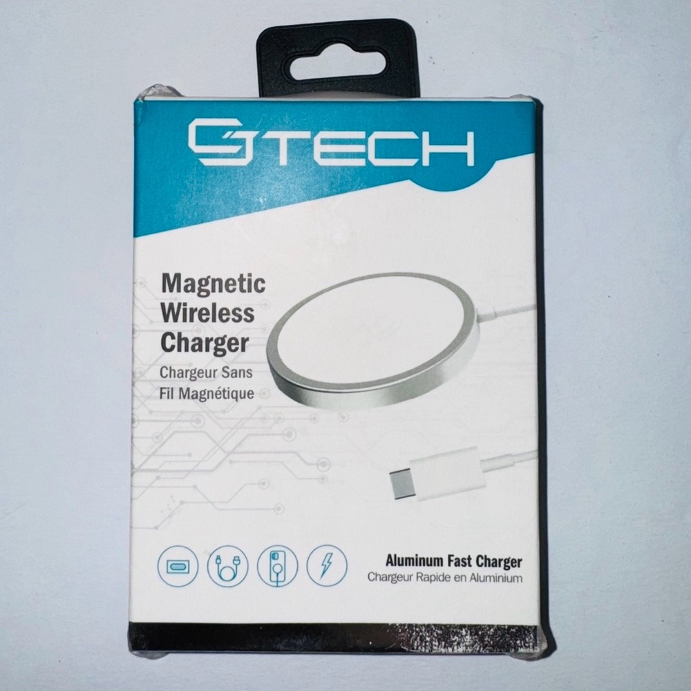 NEW, CJ Tech 15W Magnetic Wireless Charger, Phone Charger, Fast Charger
